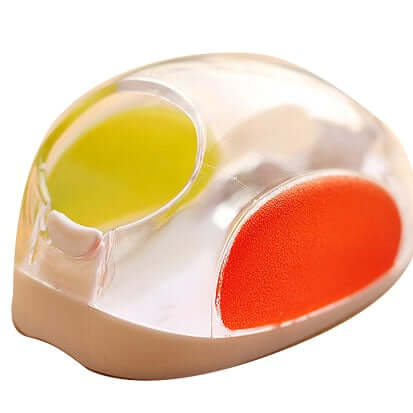 Corn kernel separator kitchen gadget for easy removal of kernels from corncobs, featuring a plastic shell and stainless steel blade.