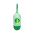 dog poop bags for cleanup dispenser in green color with hanging hook