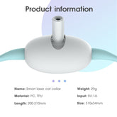 automatic cat toy with laser product information and specifications.