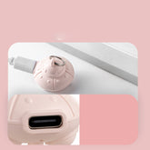 Cat Laser Toy Pointer Cat Collar - Interactive Fun for Pets USB charging design with close-up of charging port