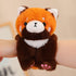 Adorable plush animal dolls featuring a cute orange bear design, perfect for kids and collection.