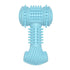 Indestructible dog chew toy in blue, designed for tough chewers with durable, non-toxic material.