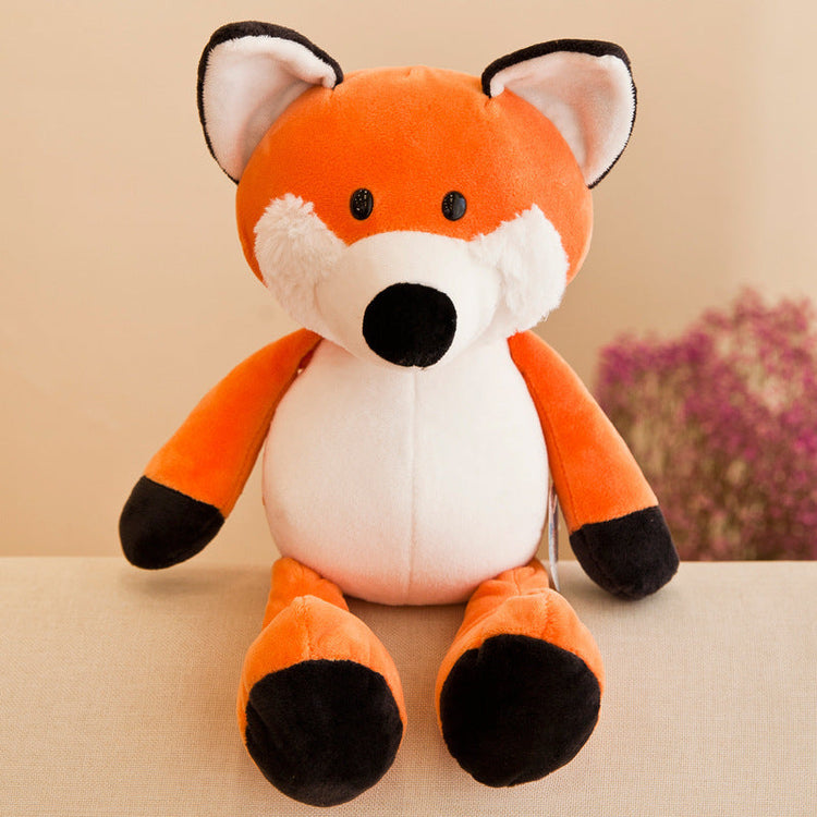 Cute orange fox plush toy perfect for cuddling and safari adventure plush toys collection.