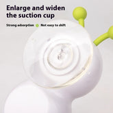 Image showing the enlarged suction cup design of the automatic interactive cat toy for strong adsorption.