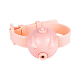 Automatic cat toy with laser in a cute pink design, perfect for keeping cats entertained and active.