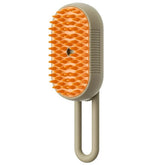 Cat Steam Brush Steamy Dog Brush - 3 In 1 Electric Grooming grooming tool for cats and dogs with a textured surface.